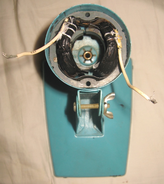 Stator Headwire Tied Down View